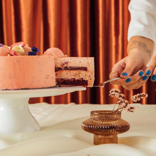 Strawberry Red Velvet Cheesecake