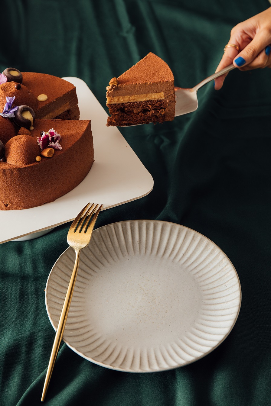 Dark Chocolate Almond cake