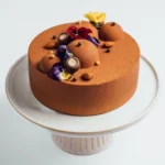 Dark Chocolate Almond Birthday Cake