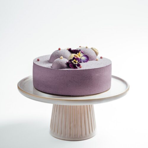Ube Cheesecake side view