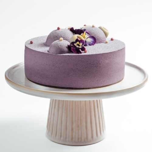 Ube Cheesecake side view