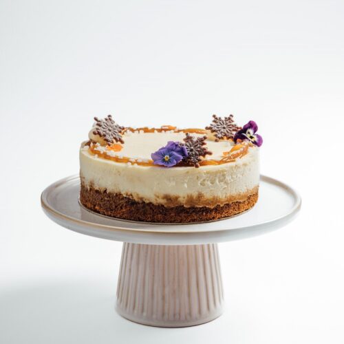 Vegan Carrot Cake Cheesecake on a white background 300x300 resolution